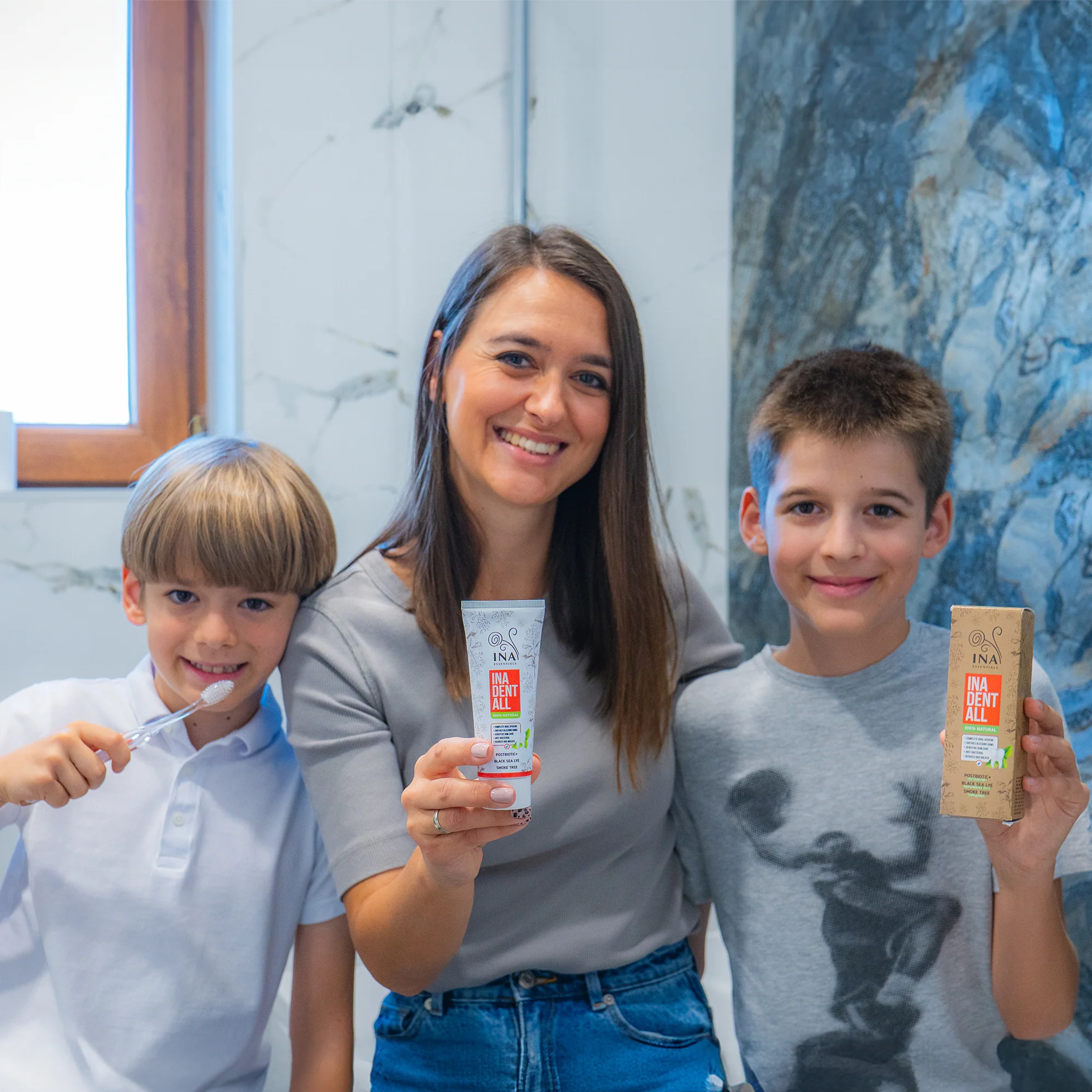 Natural Fluoride-Free Toothpaste with Smoke Tree, Black Sea Lye, and Postbiotic - Ina Dent-All - Image 8
