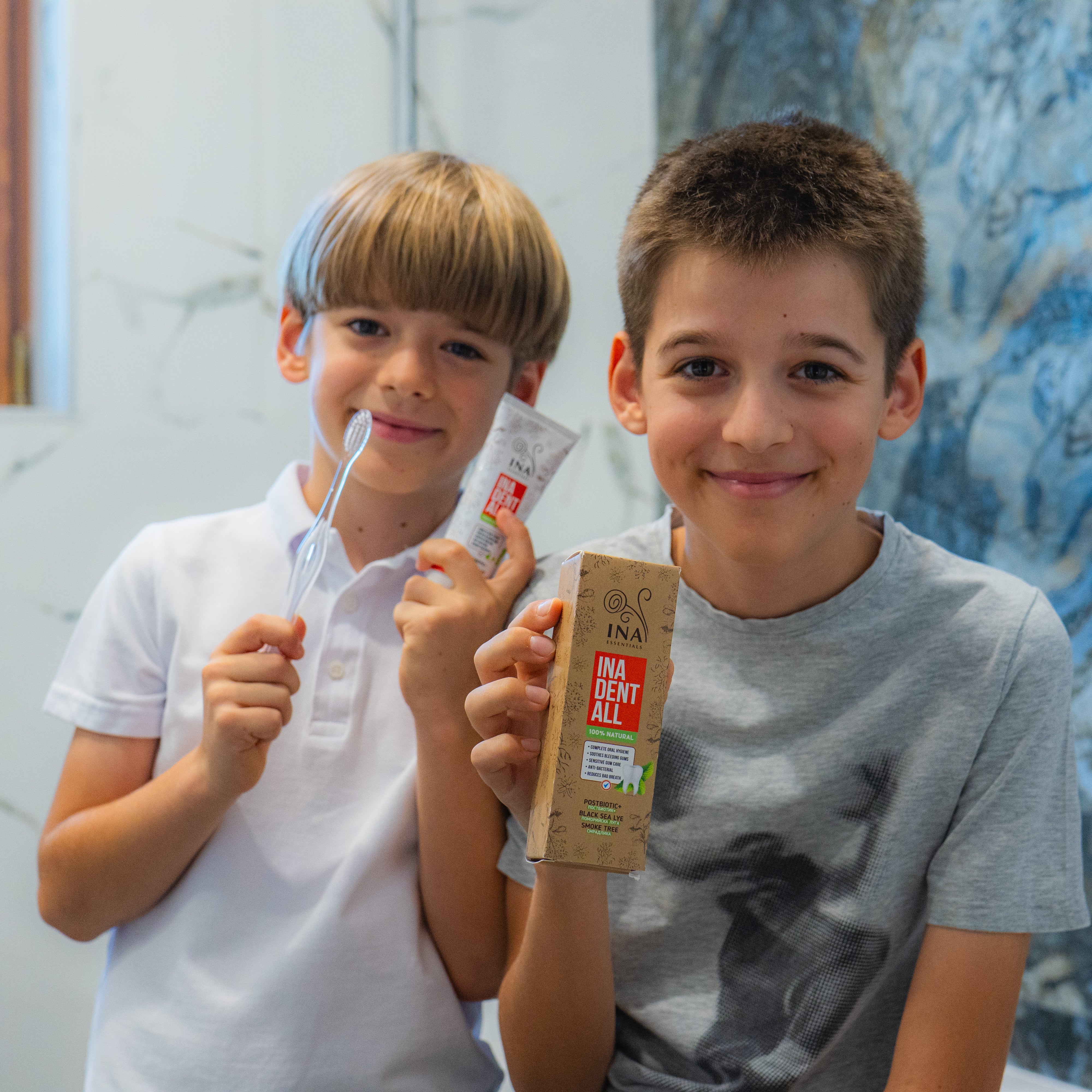 Natural Fluoride-Free Toothpaste with Smoke Tree, Black Sea Lye, and Postbiotic - Ina Dent-All - Image 9