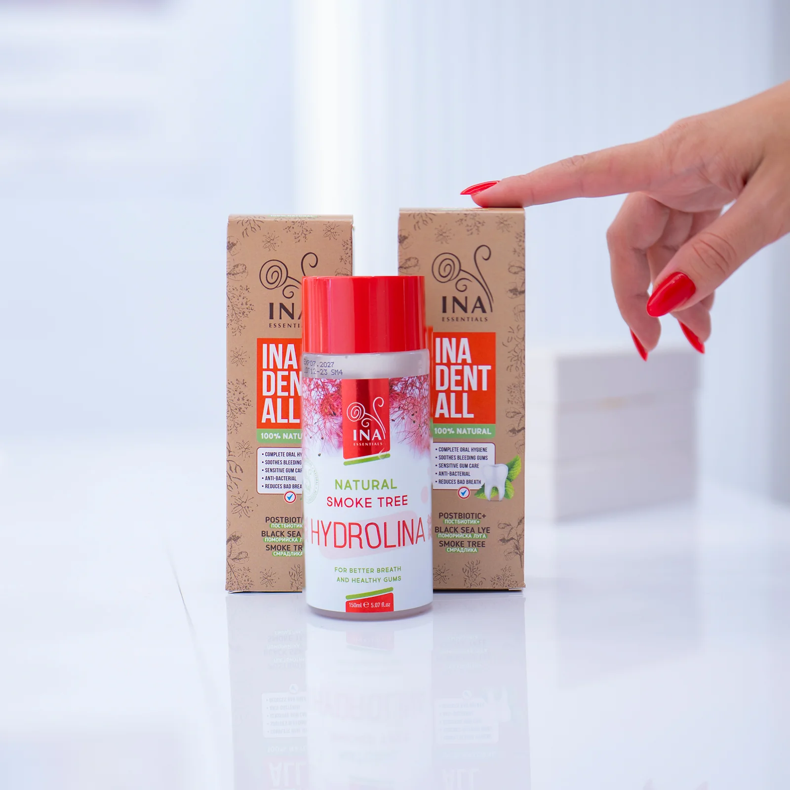 Buy 3 Ina Dent-All Toothpastes, Get 1 Smoke Tree Mouthwash for Free - Image 9