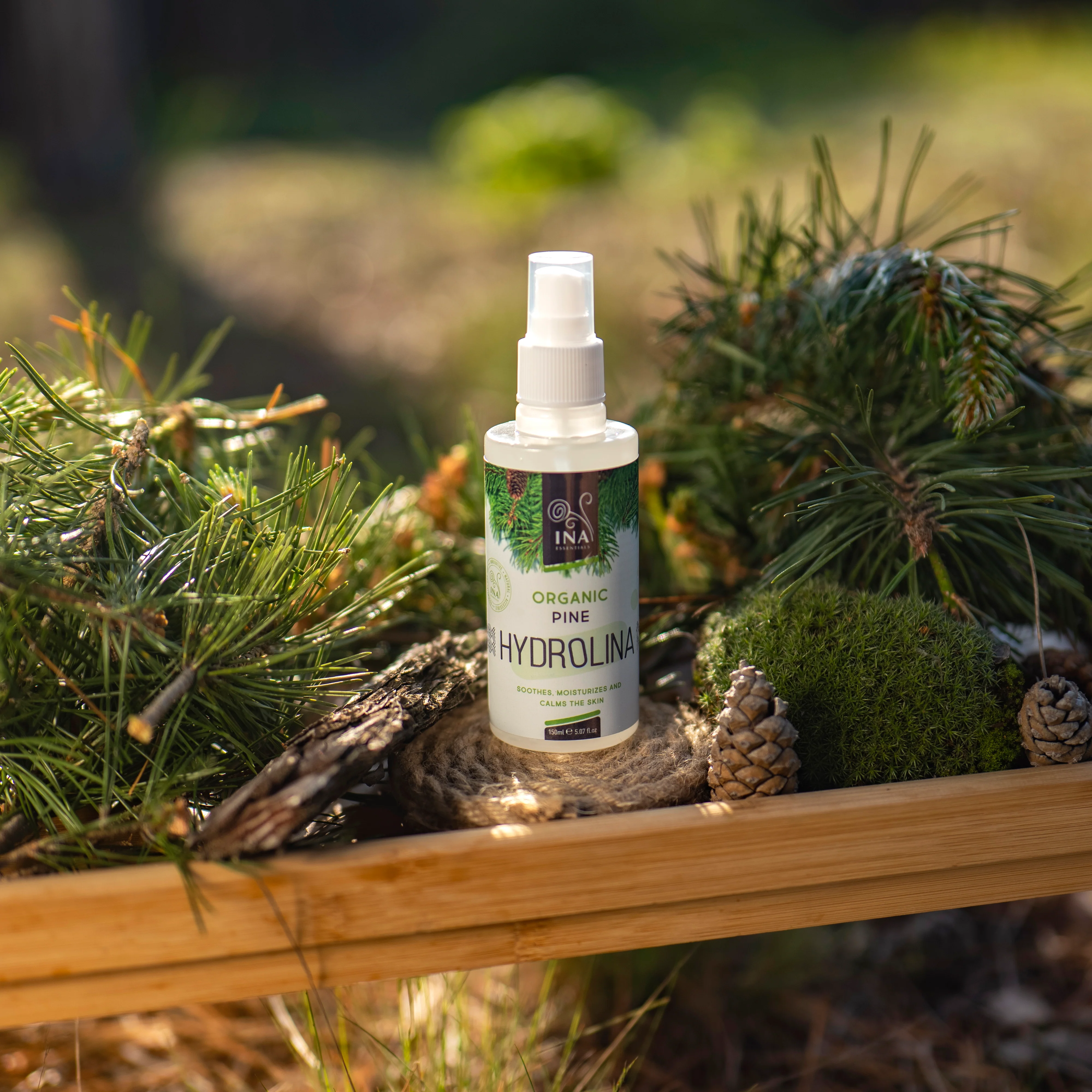 Organic White Pine Water - Hydrolina - Spray for skin Fungus and smelly feet - Image 6