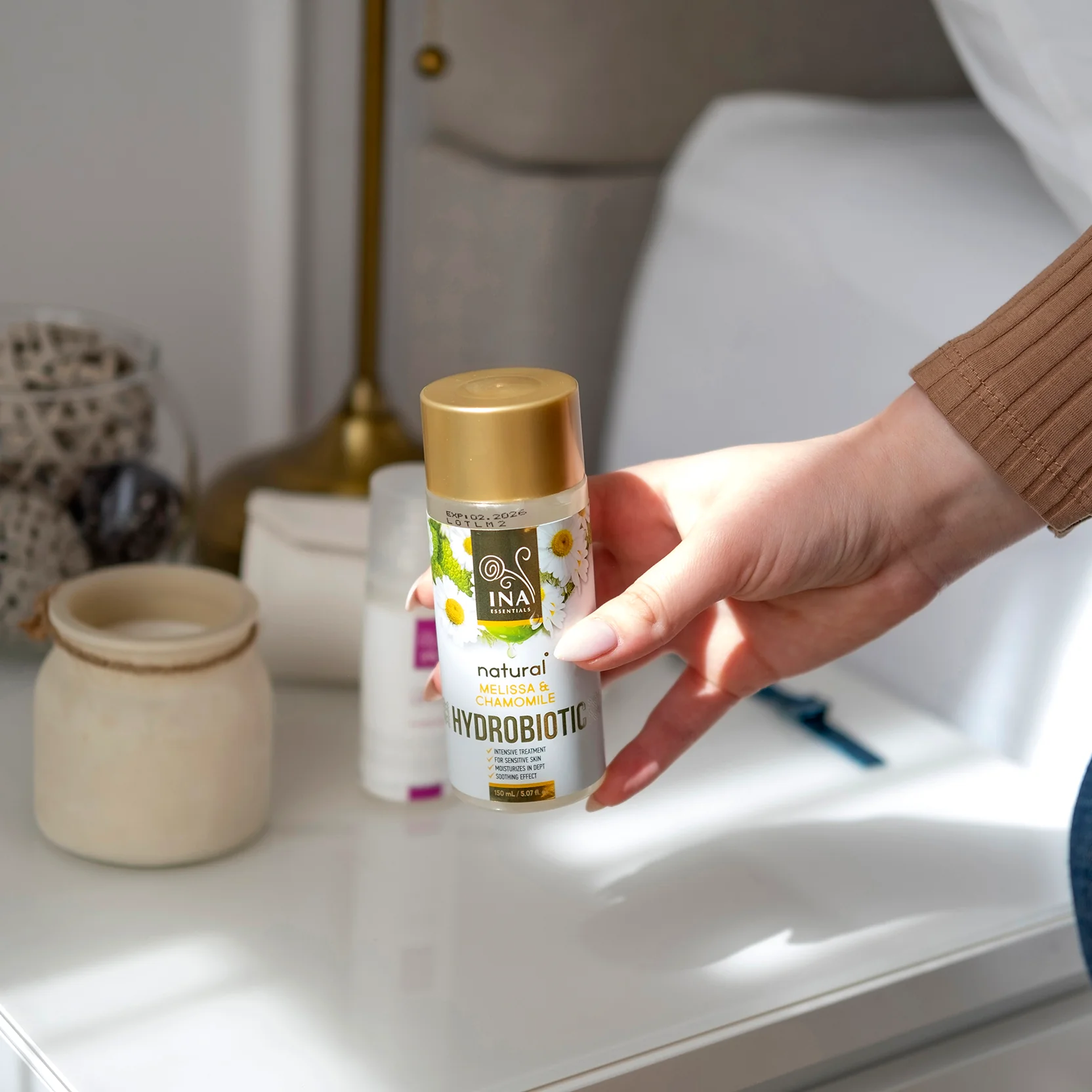 Hydrobiotic - Chamomile, Melissa & Aloe Vera - intensive soothing care for Sensitive skin - Image 3