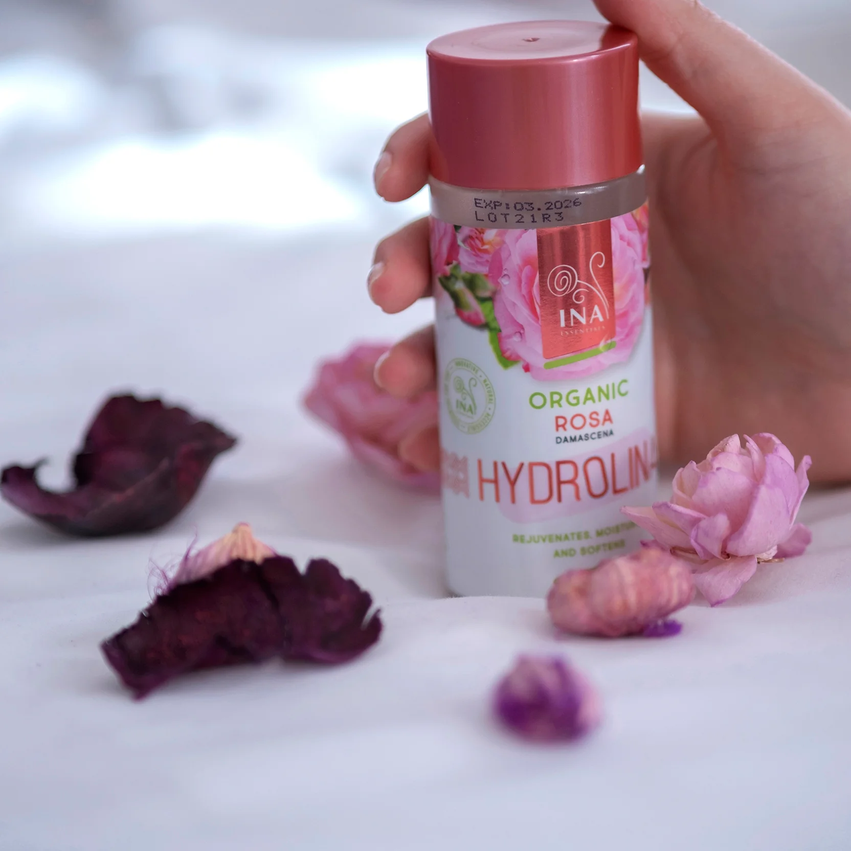 Organic Rose Water - Hydrolina for Dry skin - Image 3